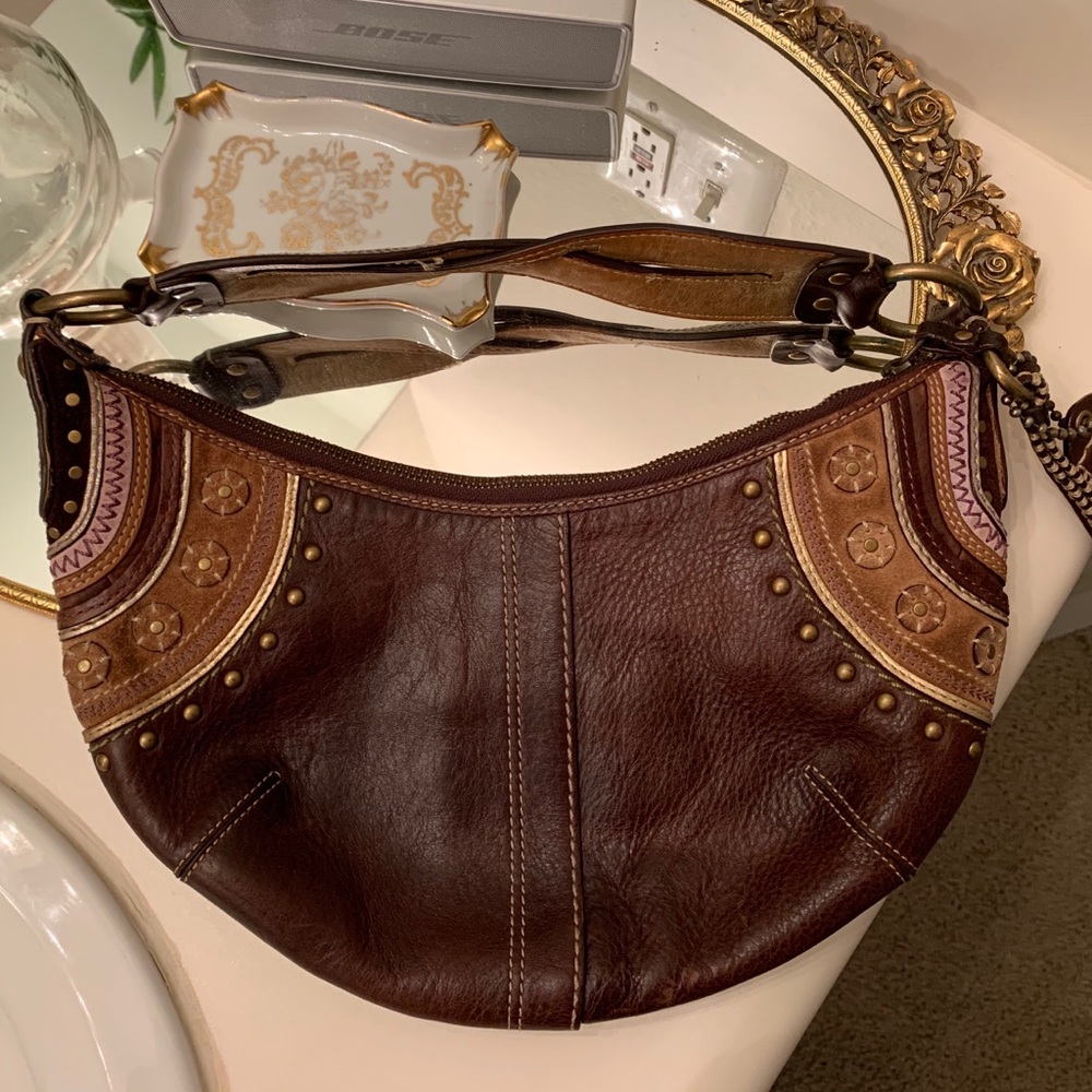 COACH Brown Leather Shoulder Bag